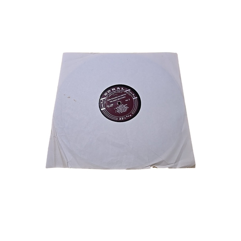 Coral Records Ames Brothers Our Golden Favorites The Early Records 33 1/3 RPM